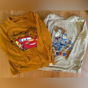 Gap x Disney Pixar Long Sleeve T’s - 18m